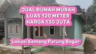 Di Jual Rumah Murah Siap Huni LT 120 Meter Surat AJB Akses Masuk Mobil Lokasi Kemang Parung Bogor