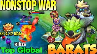 BARATS BEST BUILD IN 2022 | TOP GLOBAL BARATS Rikza - Mobile Legends