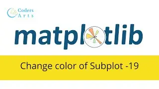 How To Change Color of Subplot - 19 | Matplotlib Tutorial