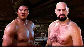 George Foreman vs Tyson Fury FULL FIGHT | Undisputed Boxing Game AI Simulation (CPU vs CPU)