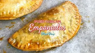 Puerto Rican Baked Empanadas (Meat Pies) - STEP by STEP Recipe!