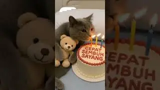 cat sick with cake  #shorts #cute  #shortvideo #cat #catsick #sickcat #sickscene #alizasehar #sehar