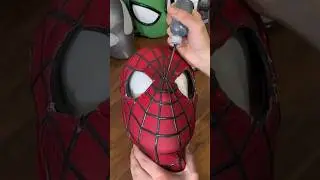 Only took 20 hours but looks great! Faceshell files by @zaack3d on ig! #spidermancosplay #diy