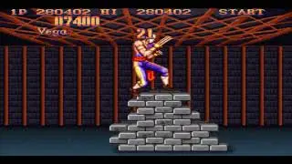 Vega vs Bricks - Super Street Fighter II