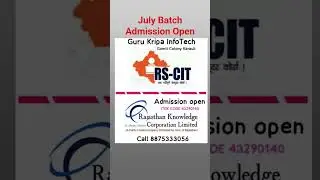 Guru Kripa infotech RSCIT RSCIT RSCIT ADMISSION OPEN