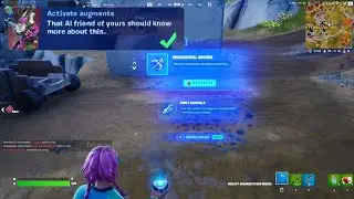Activate augments in Fortnite Explorer Quest