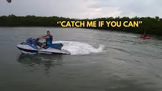 Teenager on a jet ski mocked FWC officers and fled.