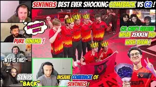 Valorant Streamers Can't Believe to Sentinels Best Ever Shocking Comeback Against G2
