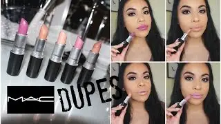 MAC Lipstick Drugstore Dupes + Lip Swatches 2016 | juicyyyyjas | JuicyJas