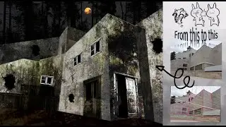 Digital Drawing Workflow In Photoshop | External Real Building Horror Illustration | Speed Art