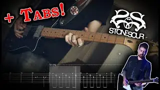 Stone Sour - Through Glass (Guitar Cover w/Jim Root Live Tabs)