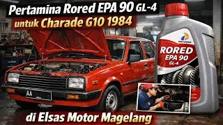 Ganti Oli Gardan Charade G10 1984 di Elsas Motor Jl.Magelang, Pertamina Rored EPA 90 GL-4 2L Rp120rb