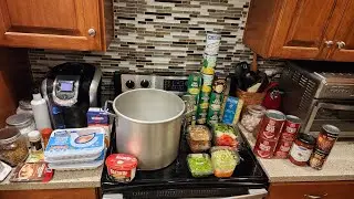 Homemade Brunswick Stew (minus the string beans because I don't like them)