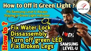 STOP Green LED light || How to Stop it Samsung Level U Earphone Notification LED light Always On