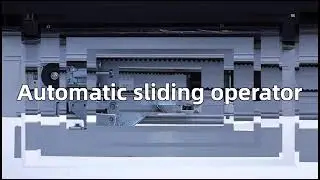 Automatic sliding door operator,no reduce gear motorized sliding door mechanism#automaticdoor #home