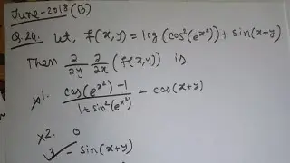 Q. 24 csir net June 2018 booklet code B