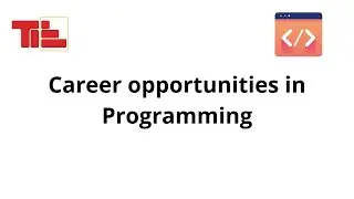 Career opportunities in Programming