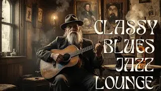 Soulful Guitar Blues | Smooth Jazz Melodies for a Relaxing Whiskey Night, Vintage Blues Lounge