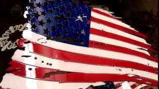 USA Tattered Flag