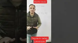 degree to radian conversion tricks and tips #degree#trignometry#jeemains#sscmaths#mathstricks#shorts