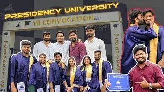 GRADUATION 🎓 DAY| PRESIDENCY UNIVERSITY| Do subscribe 💝| #minivlog #channel #presidencyuniversity