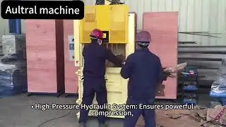 Vertical Hydraulic Baler &ndash; Efficient and High-Performance Cardboard Compactor