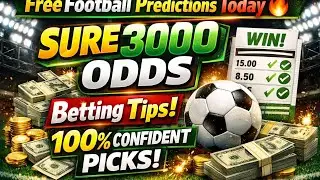 Free Football Predictions Today 🔥 | sure 3000 Odds Betting Tips | 100% Confident Picks