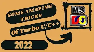 Some Amazing tricks of turbo C++ | #code_gyani | #codewithharry |#coding