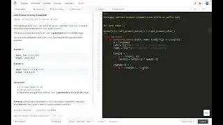 leetcode 238  Product of Array Except Self  - partial product