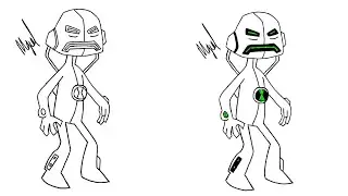 HOW TO DRAW ECHO ECHO FROM BEN 10