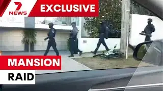 Police storm mansion in Dover Heights during Sydney fraud investigation | 7NEWS