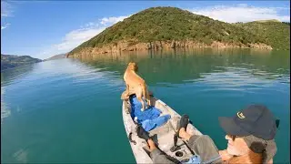 Calm New Zealand crater - slow 360
