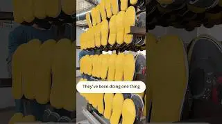 Inside a Vulcanized Shoe Factory: How Classic Sneakers Are Made #shoes #factory #vulcanizedshoes