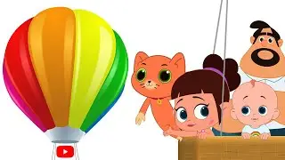 🌈 The colors song nursery rhymes | Bamboo Sky Studio