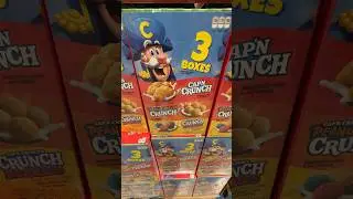 A giant box of Captain crunch ￼