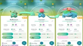Pokemon GO: Evolving BULBASAUR to VENUSAUR with Frenzy Plant [Community Day Classic January 2022]