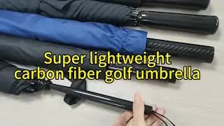Luxury light weight carbon golf umbrella