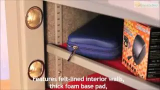 Mini Vault Cash and Valuables Safes - Silver range - Cupboards Direct Ltd.