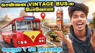 🔥வந்தாச்சு சென்னைக்கு VINTAGE BUS | வெறும் ₹ 50 ரூபாயில் சென்னையை சுற்றி பார்க்கலாம் 😱