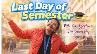 🙂 Last Day of Semester Vlog 😂 | Extra Classes, Fever & Regret 🥹