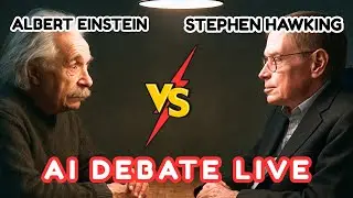 AI Debate: Albert Einstein vs. Hawking (Universe & Philosophy)