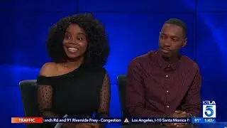 Emmy-nominated couple Melvin Jackson JR and Kelly Jenrette on KTLA 5 News at 3p