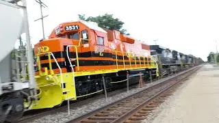 G&W In Wisconsin? RLK 3531 GP38-2 Trails CP 254 With Lots Of NS Power, ALC 42 On Amtrak #7 and More!