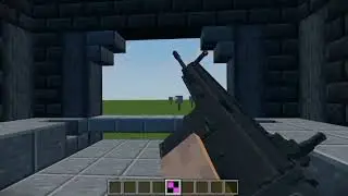 MCPE Mod fn scar, inspect and shooting test (wip)