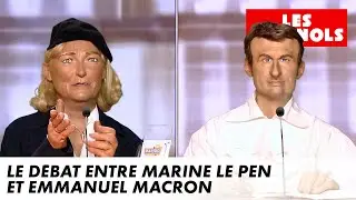Le d&eacute;bat entre Marine Le Pen et Emmanuel Macron - Les Guignols - CANAL+