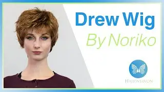 Drew Wig by Noriko | Short Synthetic Wig | Colour Copper Glaze Rooted