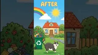 #BeforeVsAfter Cute level 📈💖#CuteMomentsBefore Chhota sa scene 🖍️After: Rangon ki duniya 🌈✨#Cuteview