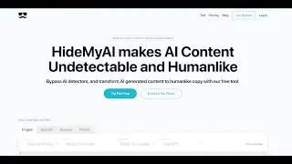How to make your AI generated content more human-like with HideMyAI