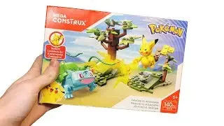 Mega Construx Pokemon Пикачу Против Бульбазавра | Mega Bloks Покемоны - DYF11