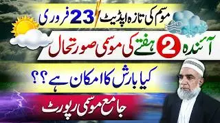 Weather Forecast for next 2 weeks in Pakistan || Crop Reformer